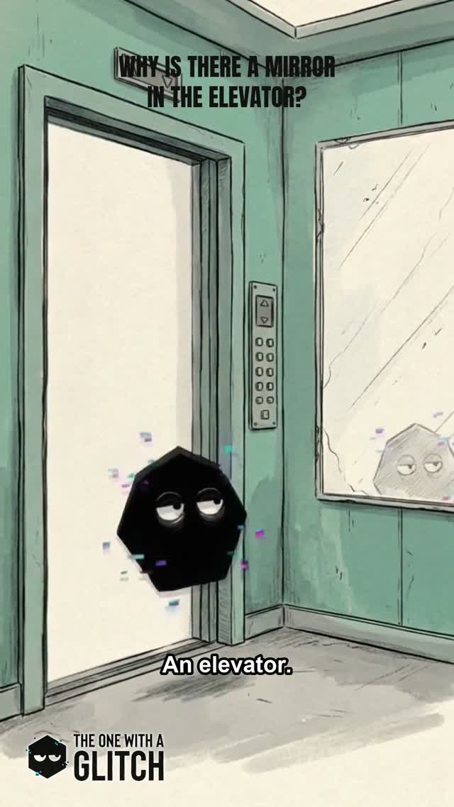 Why is there a mirror in the elevator?