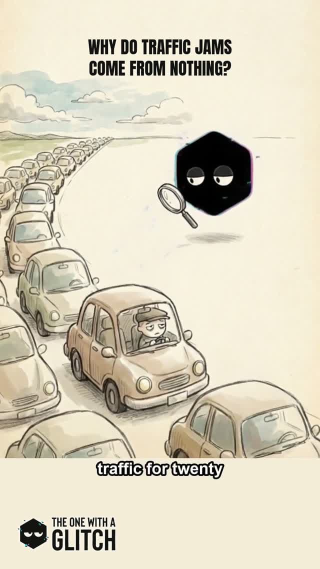 Why do traffic jams come from nothing?